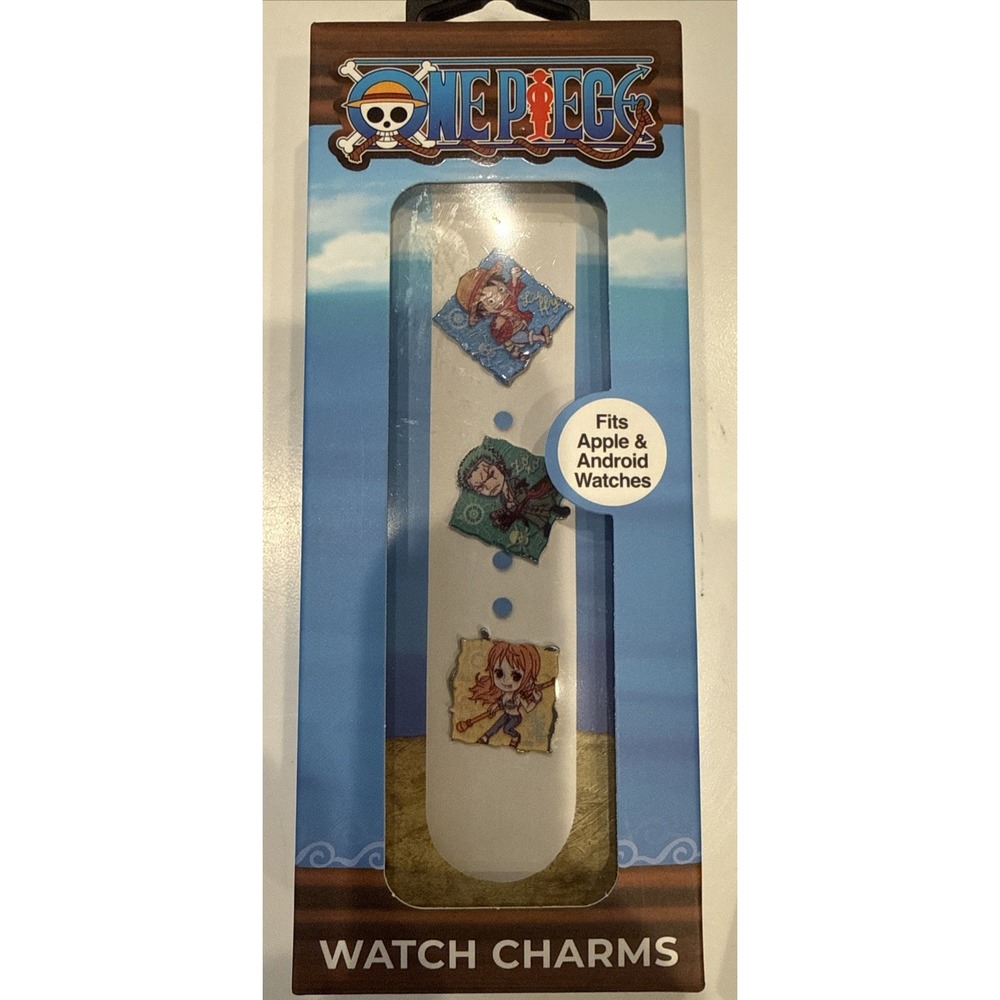 Onepiece Watch Charms (3) Fit Digital Watches Including Apple & Android NiB